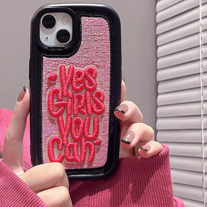 Yes Girls iPhone Case — view 2 Yes Girls iPhone Case — view 2