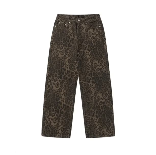 Leopard Print Loose Pants — view 1 Leopard Print Loose Pants — view 1