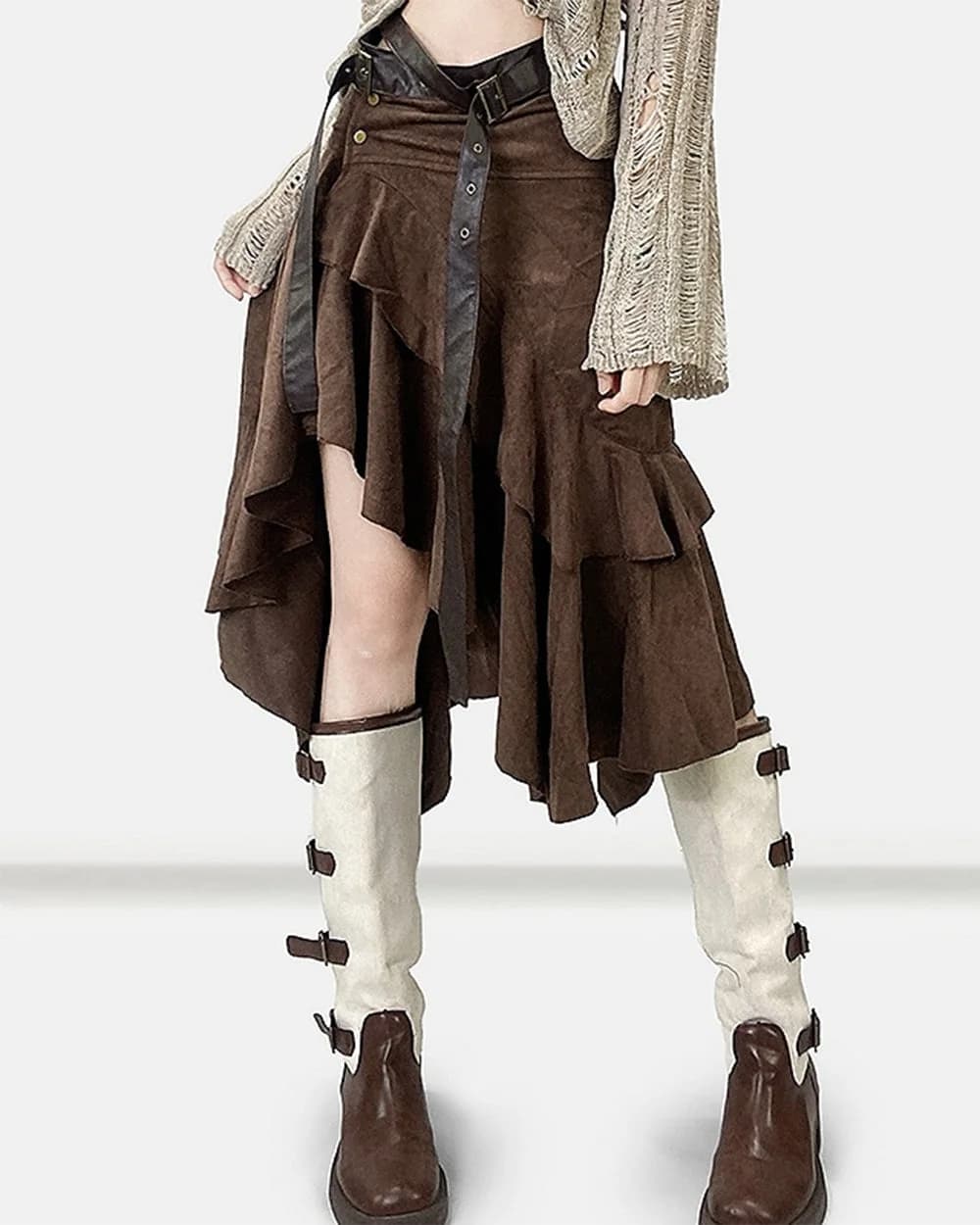 Fairy Grunge Asymmetrical Skirt — view 2 Fairy Grunge Asymmetrical Skirt — view 2