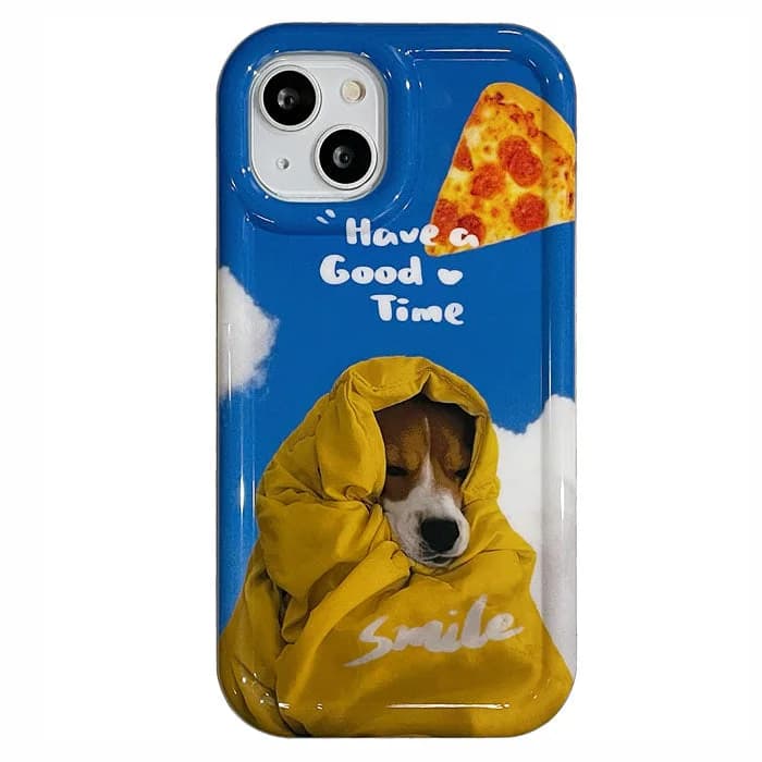 Dog & Pizza iPhone Case — view 1 Dog & Pizza iPhone Case — view 1