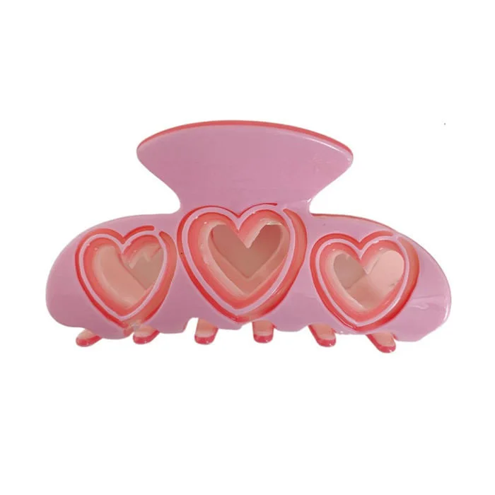 Softie Heart Hair Claw — view 1 Softie Heart Hair Claw — view 1