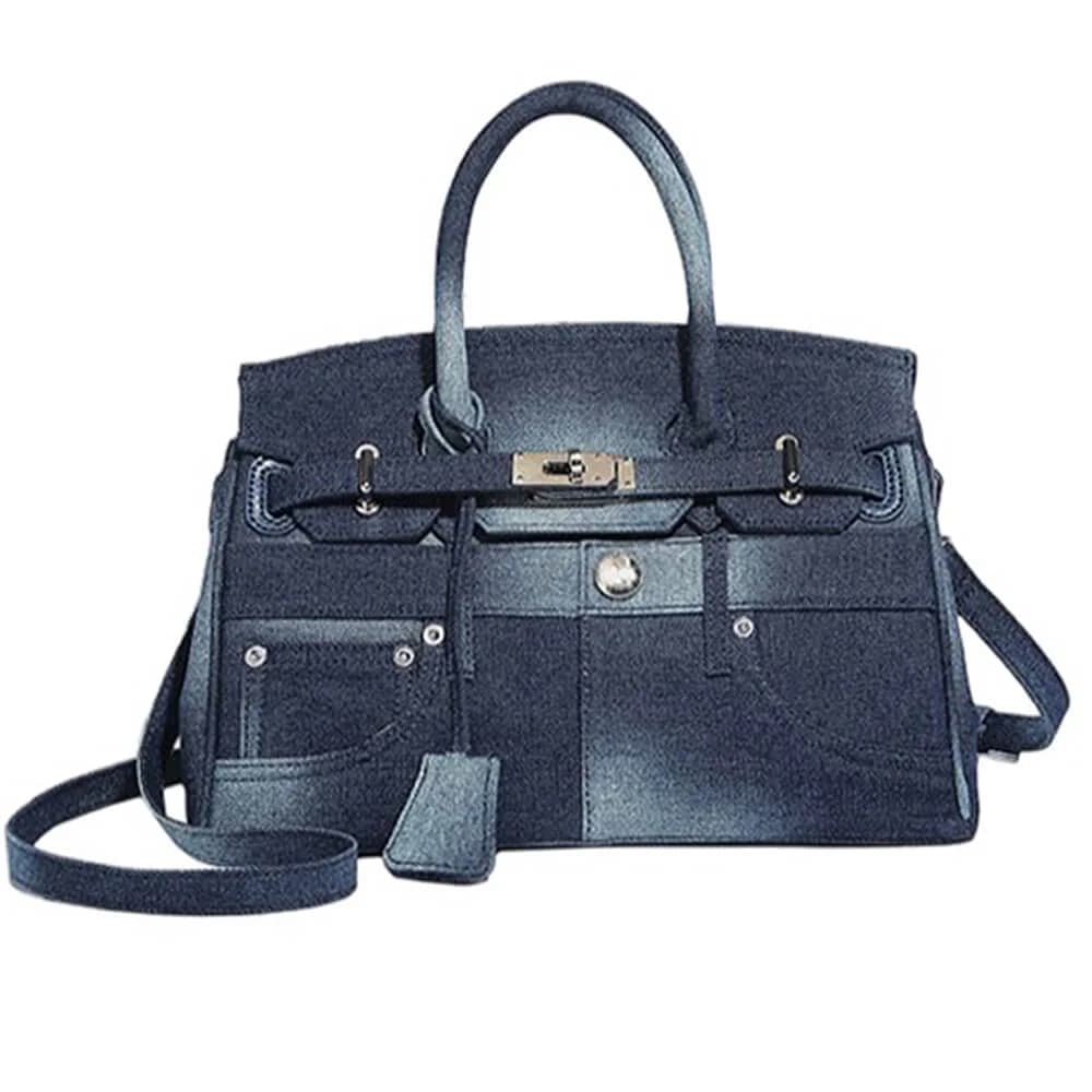 Gossip Team Denim Handbag — view 2 Gossip Team Denim Handbag — view 2