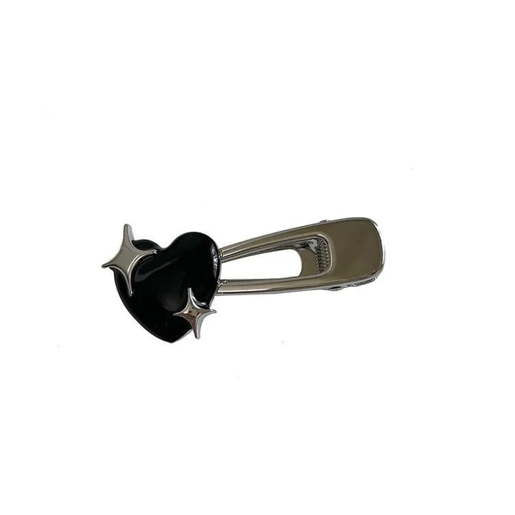 Grunge Aesthetic Black Hair Clip — view 2 Grunge Aesthetic Black Hair Clip — view 2