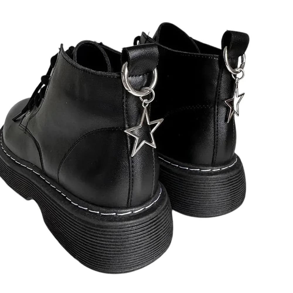Star Pendant Boot Charms — view 2 Star Pendant Boot Charms — view 2