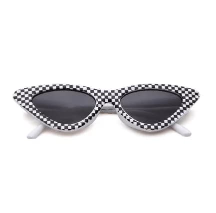 Checkerboard Pattern Glasses — view 1 Checkerboard Pattern Glasses — view 1