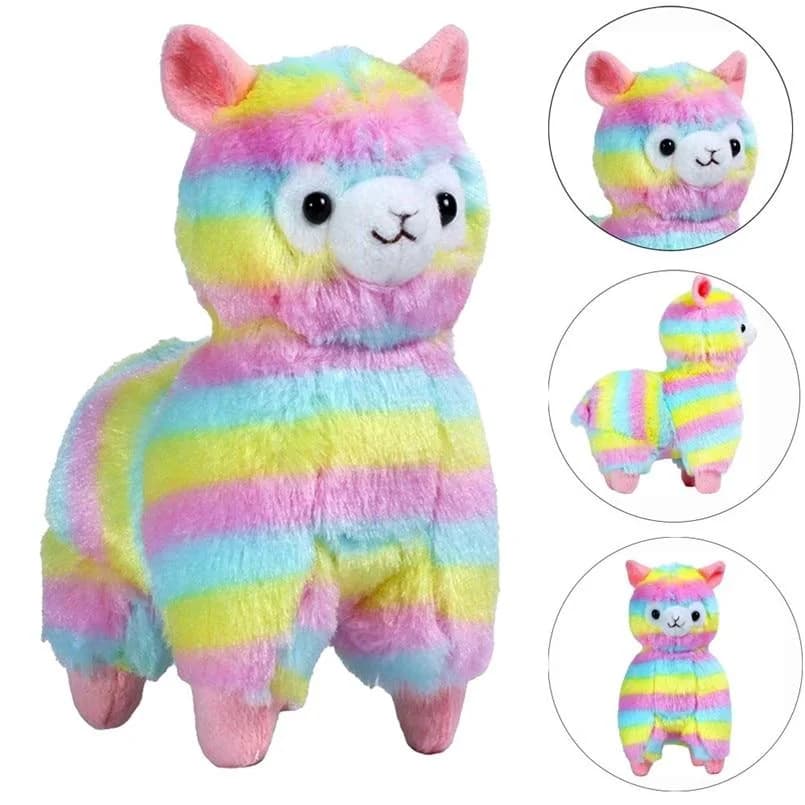 Rainbow Alpaca Keychain — view 2 Rainbow Alpaca Keychain — view 2