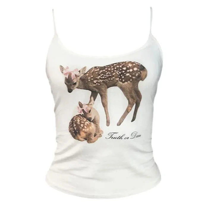 Truth or Dare Fawn Tank Top — view 2 Truth or Dare Fawn Tank Top — view 2