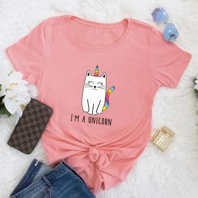 I'm A Unicorn Cat T-Shirt — view 2 I'm A Unicorn Cat T-Shirt — view 2