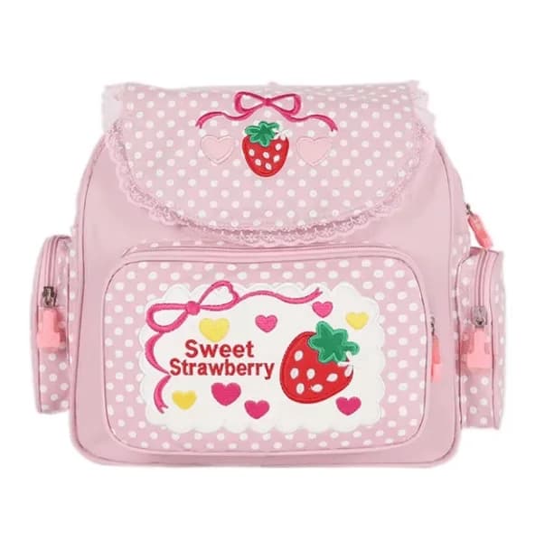 Strawberry Milk Backpack — view 1 Strawberry Milk Backpack — view 1