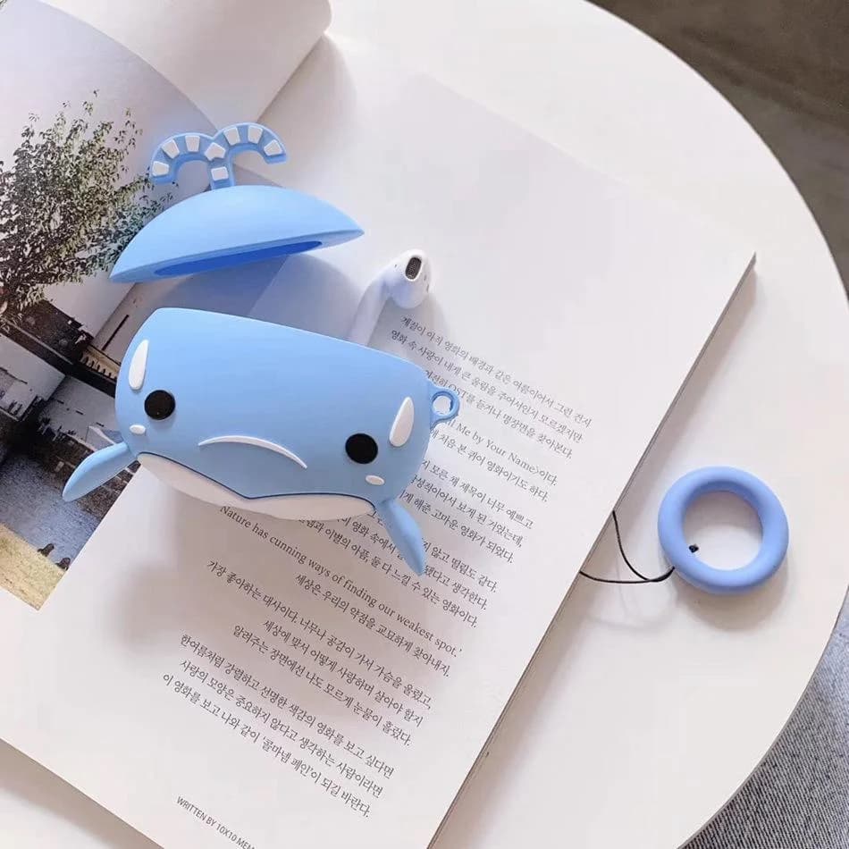 Blue Whale Airpod case — view 2 Blue Whale Airpod case — view 2