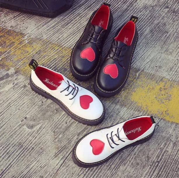 Love Heart Oxford Shoes — view 2 Love Heart Oxford Shoes — view 2