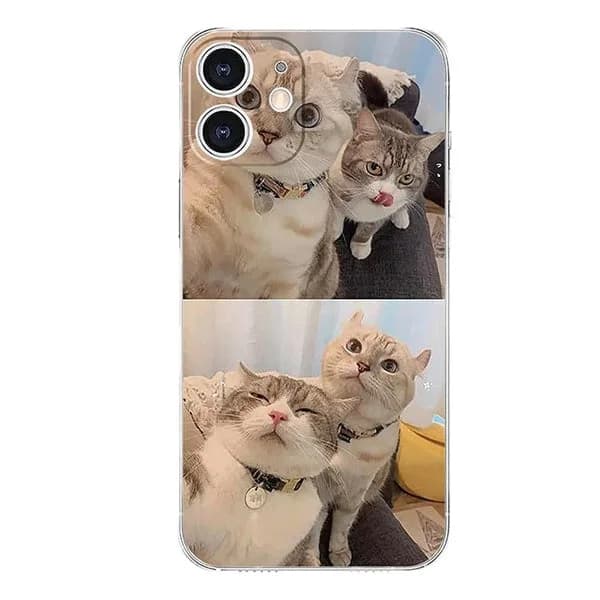 Cat Selfie iPhone Case — view 1 Cat Selfie iPhone Case — view 1