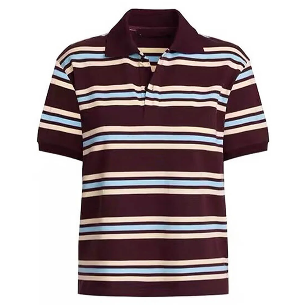 Drama Dealer Striped Polo Shirt — view 1 Drama Dealer Striped Polo Shirt — view 1