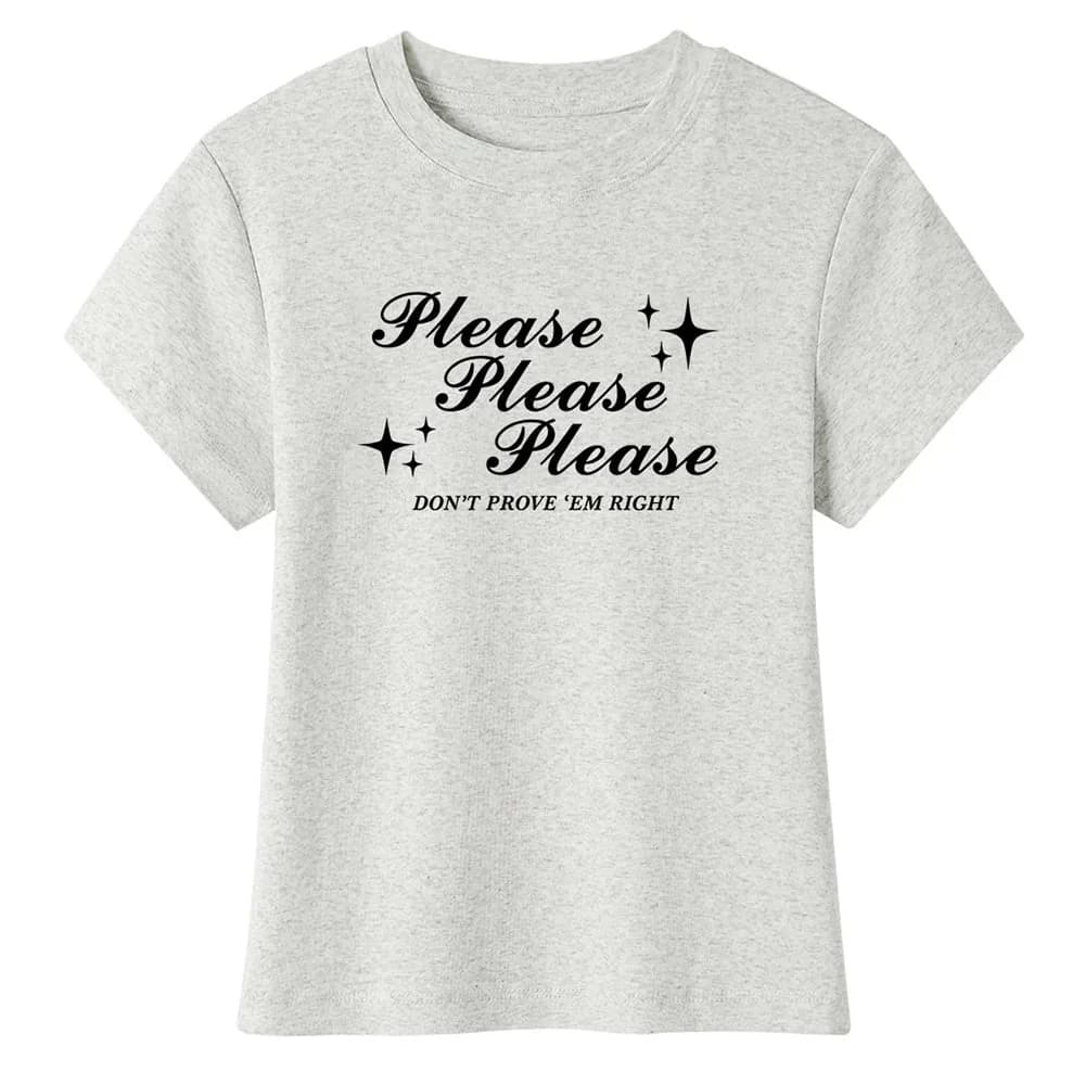 Please Don’t Y2K Baby Tee — view 2 Please Don’t Y2K Baby Tee — view 2