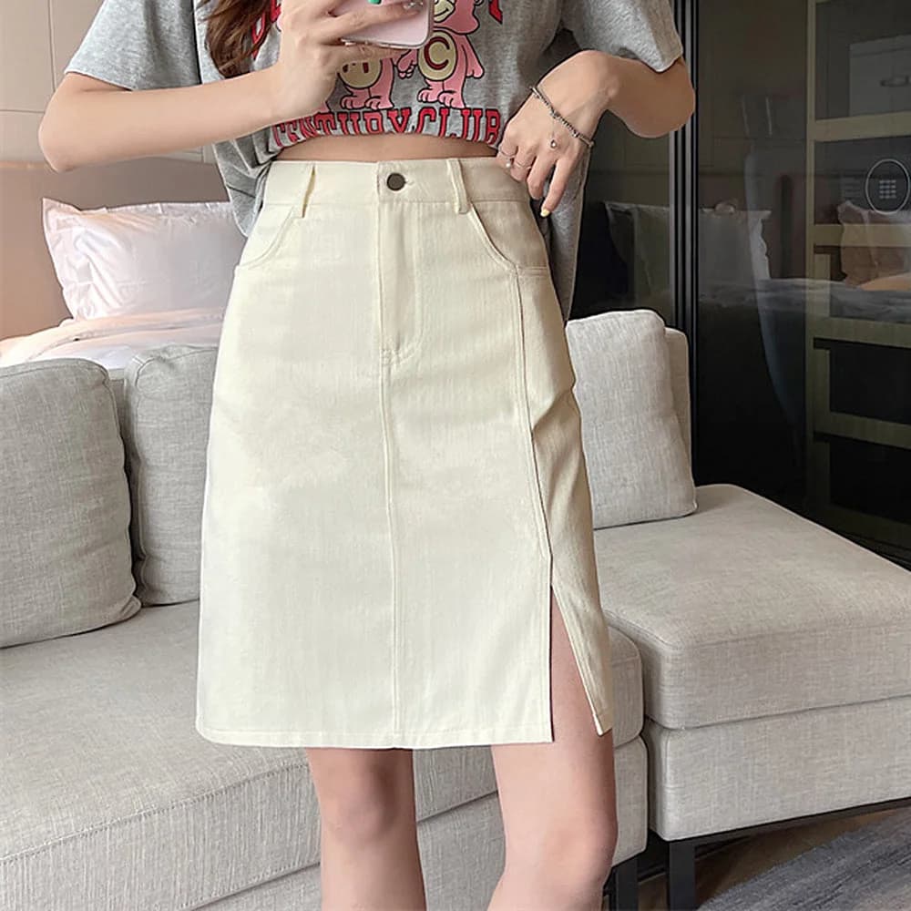 Secret Crush Knee-Length Skirt — view 2 Secret Crush Knee-Length Skirt — view 2