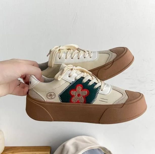 Daisy Flower Sneakers — view 1 Daisy Flower Sneakers — view 1
