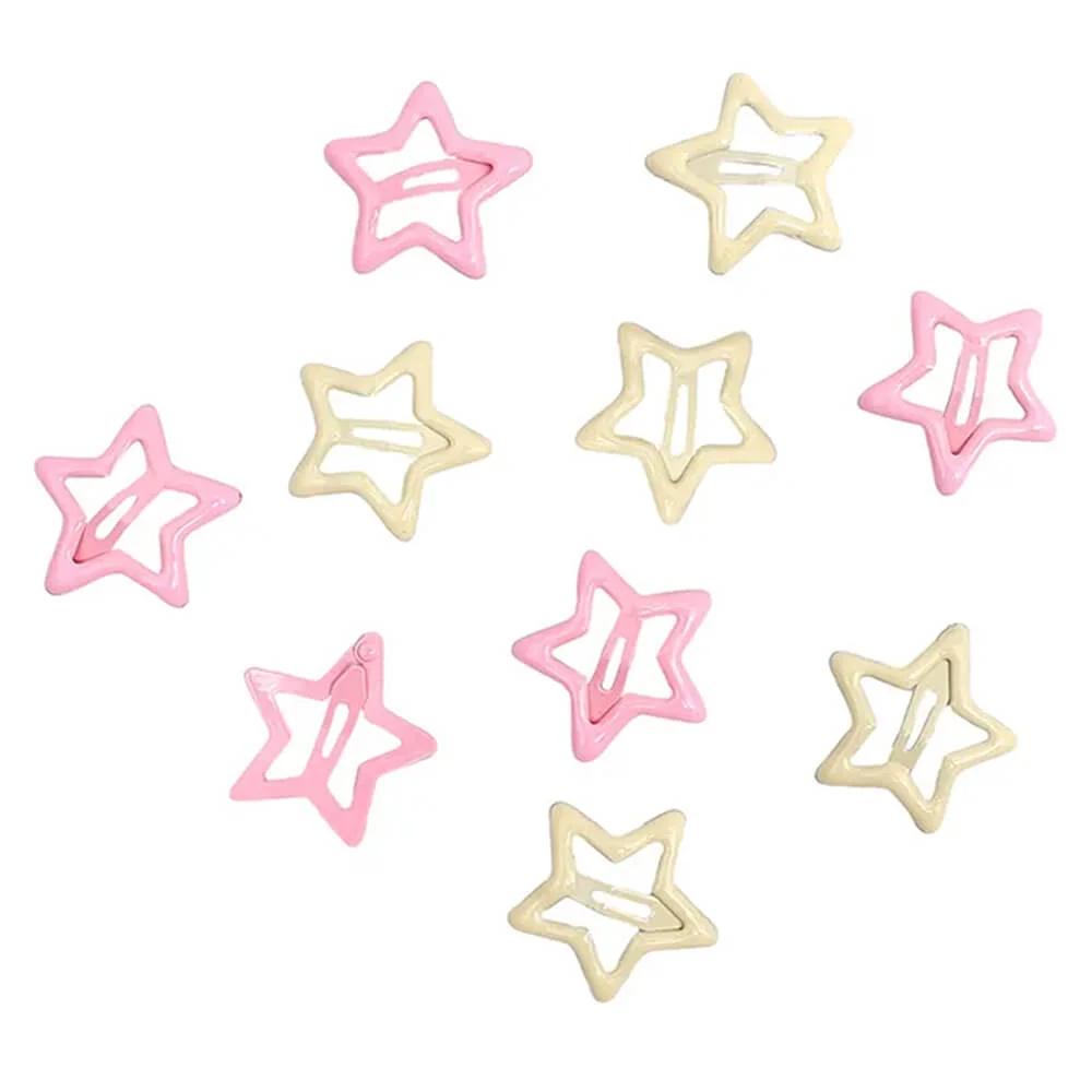 Y2K Pastel Star Hair Clips Set — view 2 Y2K Pastel Star Hair Clips Set — view 2