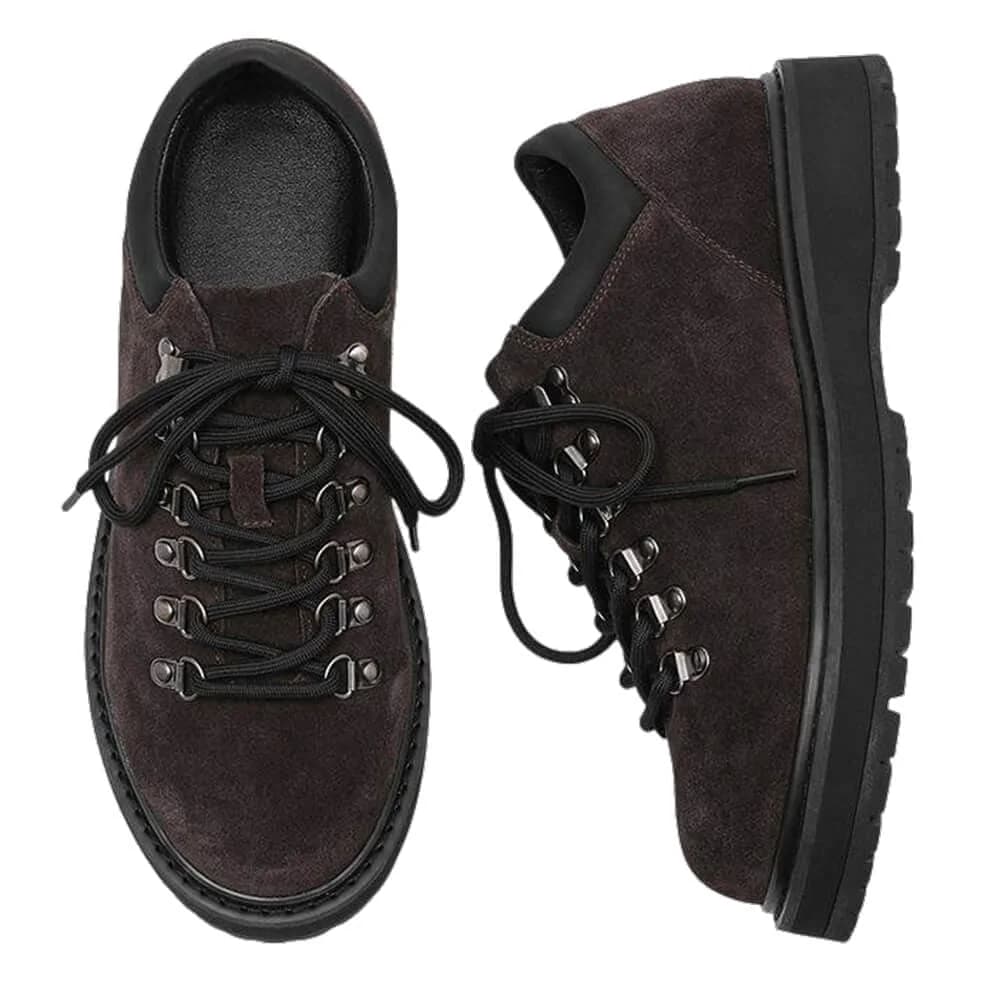 Oxford Rainy Day Lace Up Platform Boots — view 2 Oxford Rainy Day Lace Up Platform Boots — view 2