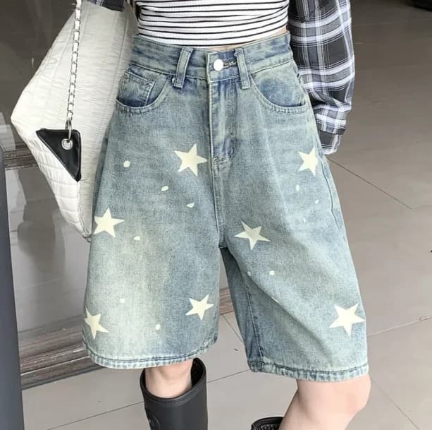 Y2K Star Shorts — view 2 Y2K Star Shorts — view 2