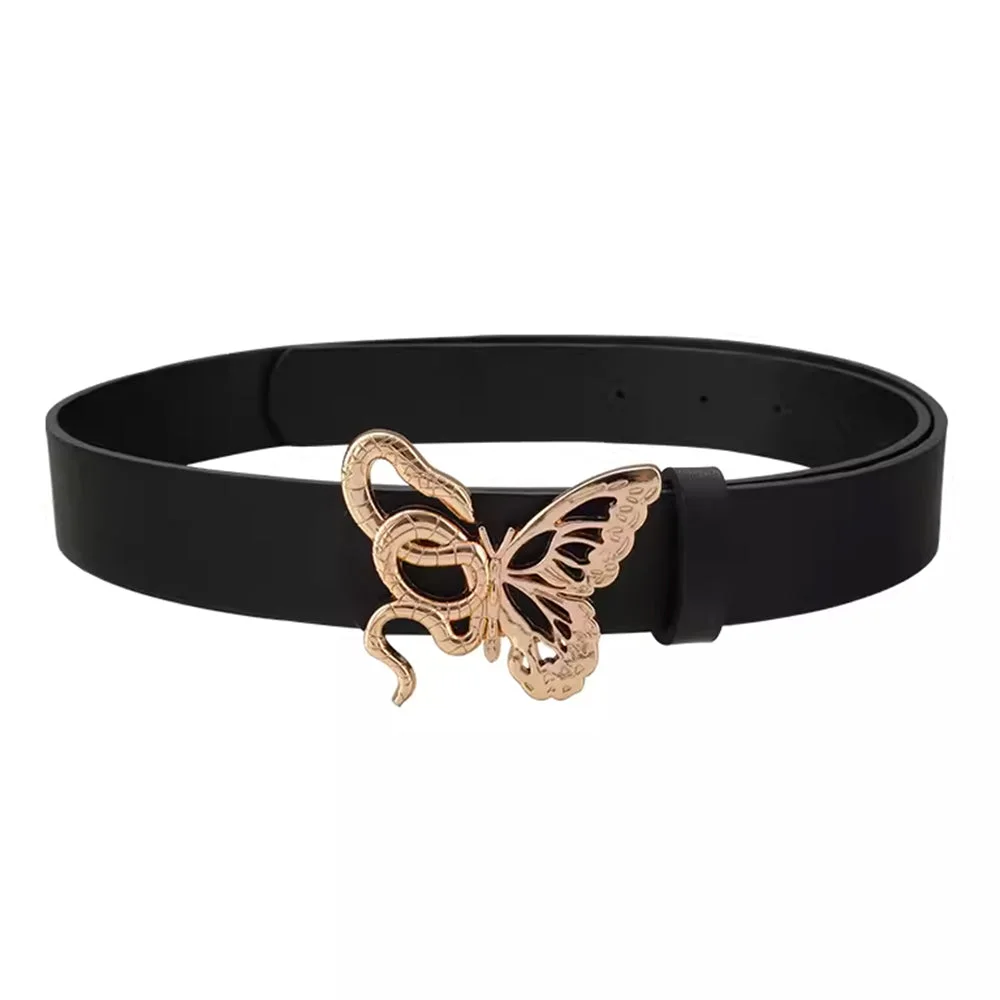 Snake and Butterfly Buckle Belt — view 3 Snake and Butterfly Buckle Belt — view 3