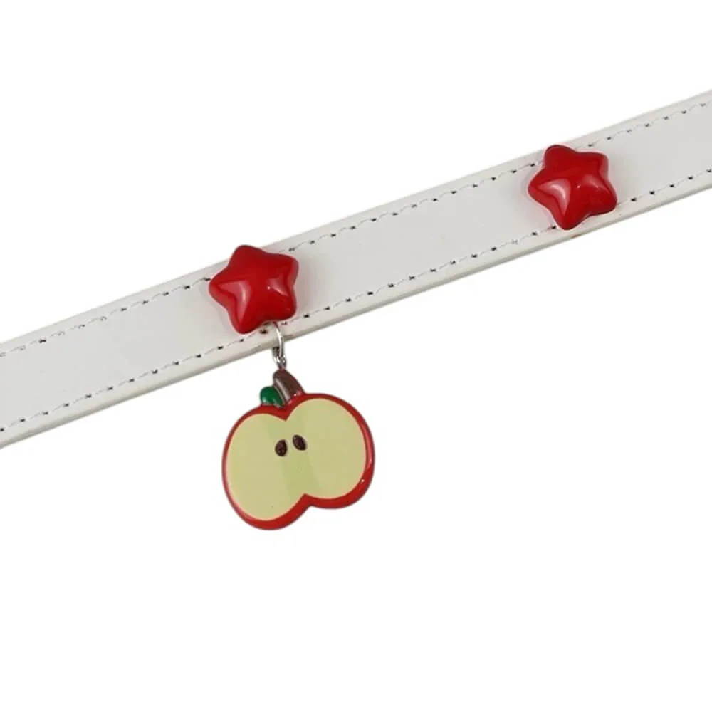 Red Apple Core Choker — view 2 Red Apple Core Choker — view 2