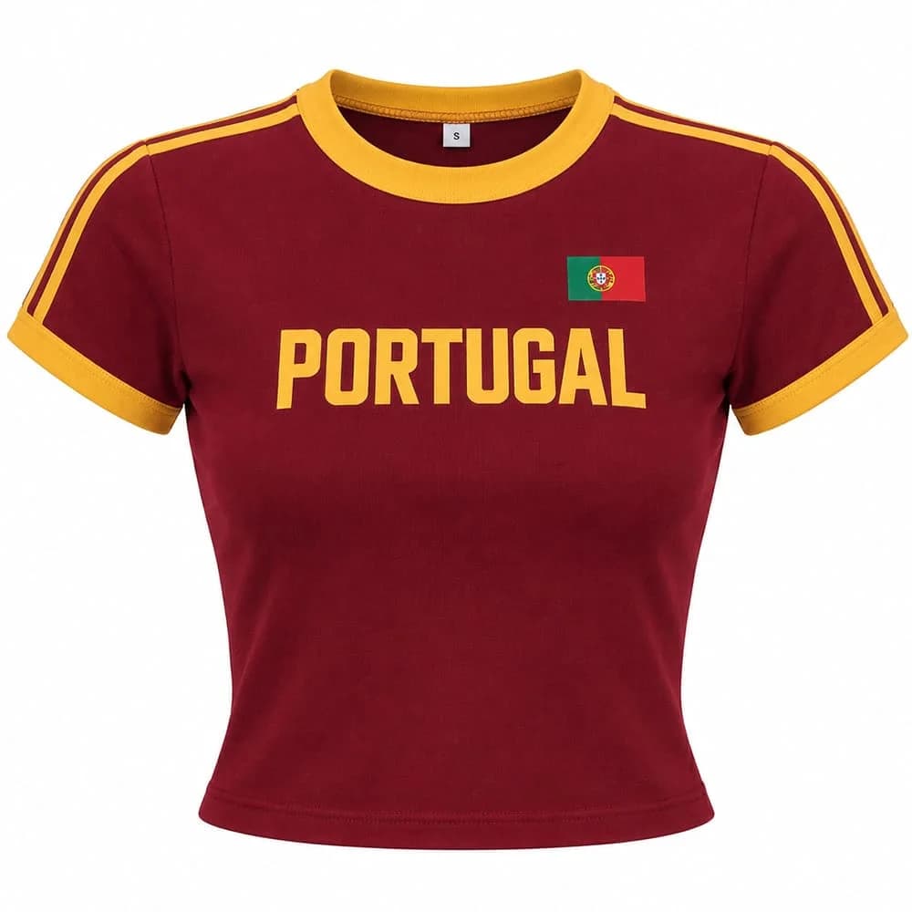 Portugal Baby Tee — view 1 Portugal Baby Tee — view 1