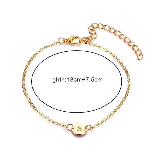 Vintage Letter Bracelet — view 2 Vintage Letter Bracelet — view 2