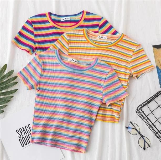 Aesthetic Rainbow Top — view 1 Aesthetic Rainbow Top — view 1