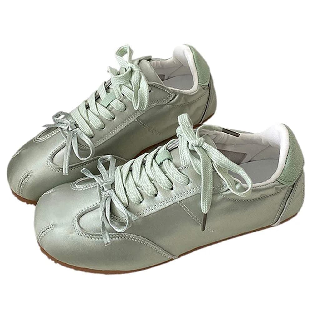 Balletcore Aesthetic Bow Sneakers — view 2 Balletcore Aesthetic Bow Sneakers — view 2