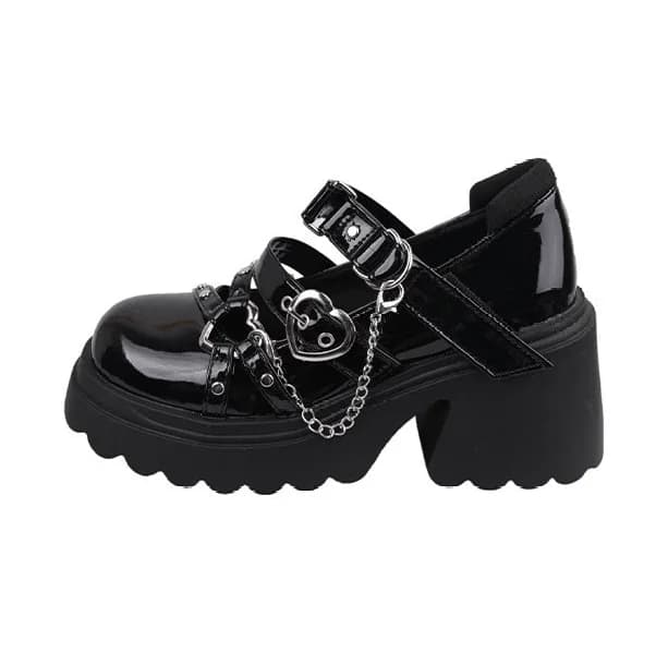 Emo Platform Shoes — view 1 Emo Platform Shoes — view 1