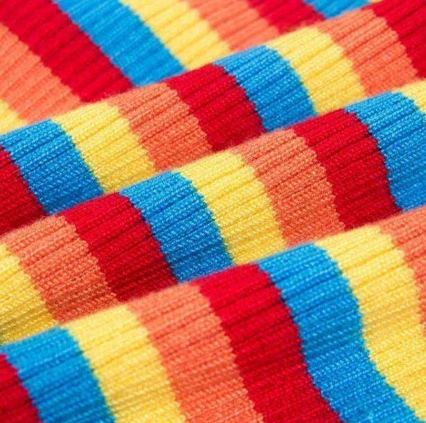 Rainbow Turtleneck Sweater — view 3 Rainbow Turtleneck Sweater — view 3