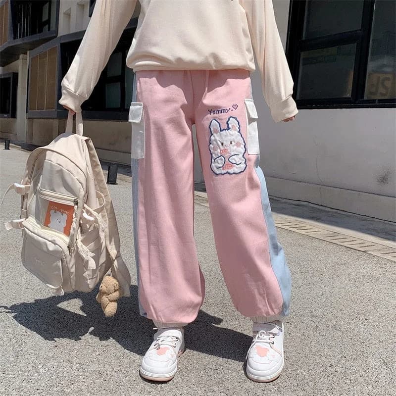 Yummy Bunny Cargo Joggers — view 2 Yummy Bunny Cargo Joggers — view 2