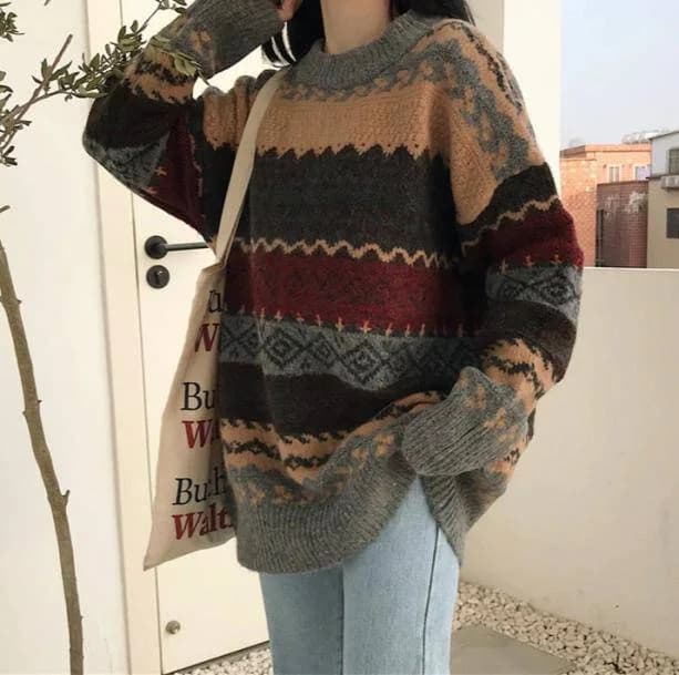 Fall Grandma Sweater — view 1 Fall Grandma Sweater — view 1