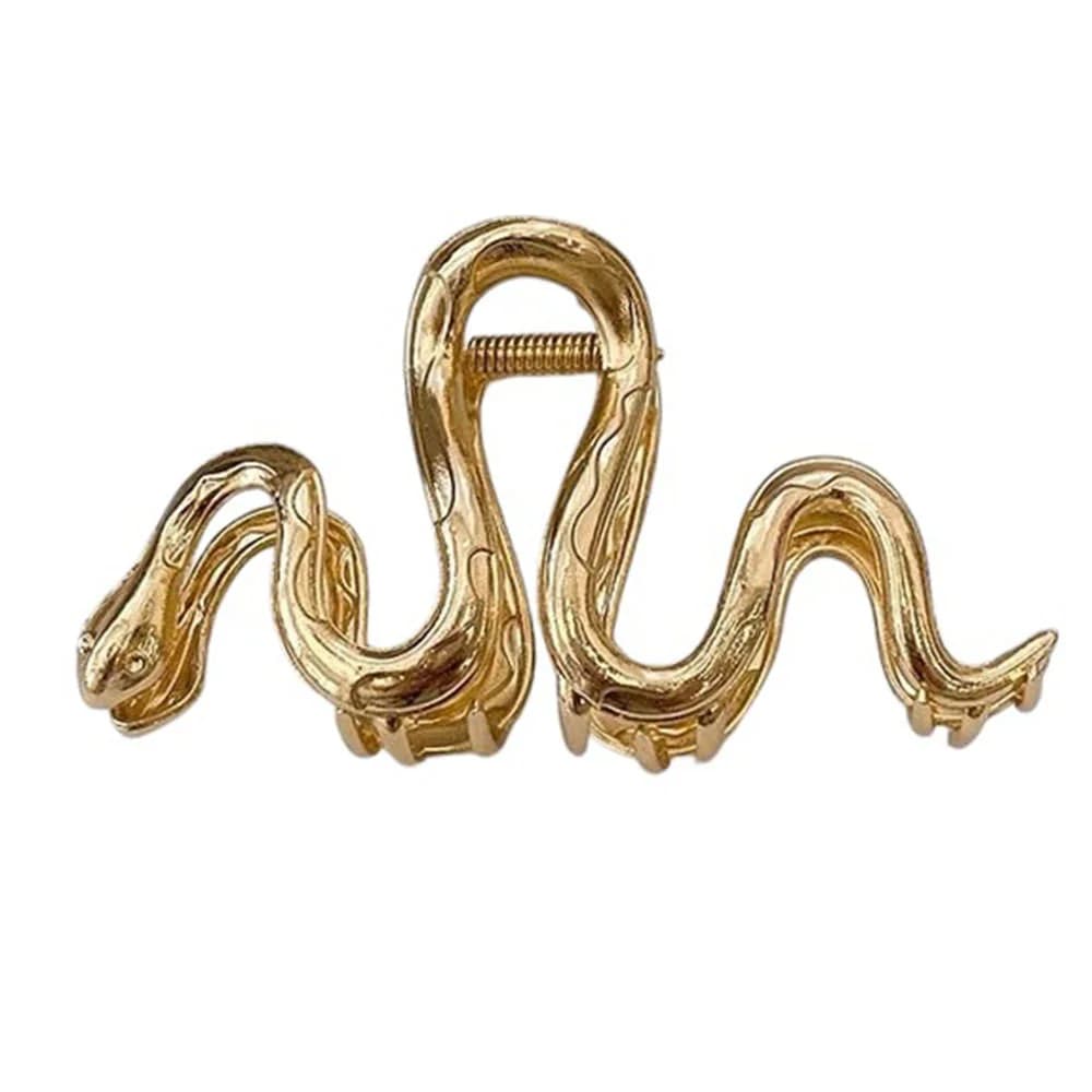 Metallic Snake Hair Claw — view 2 Metallic Snake Hair Claw — view 2