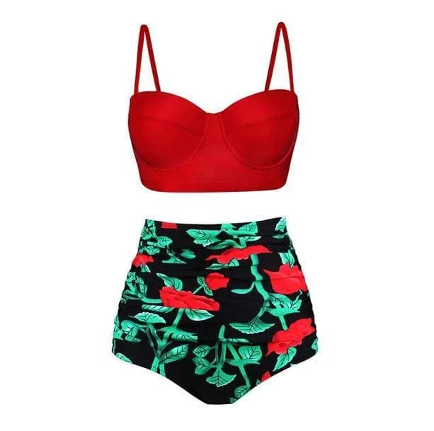 Push Up Vintage Bikini — view 1 Push Up Vintage Bikini — view 1