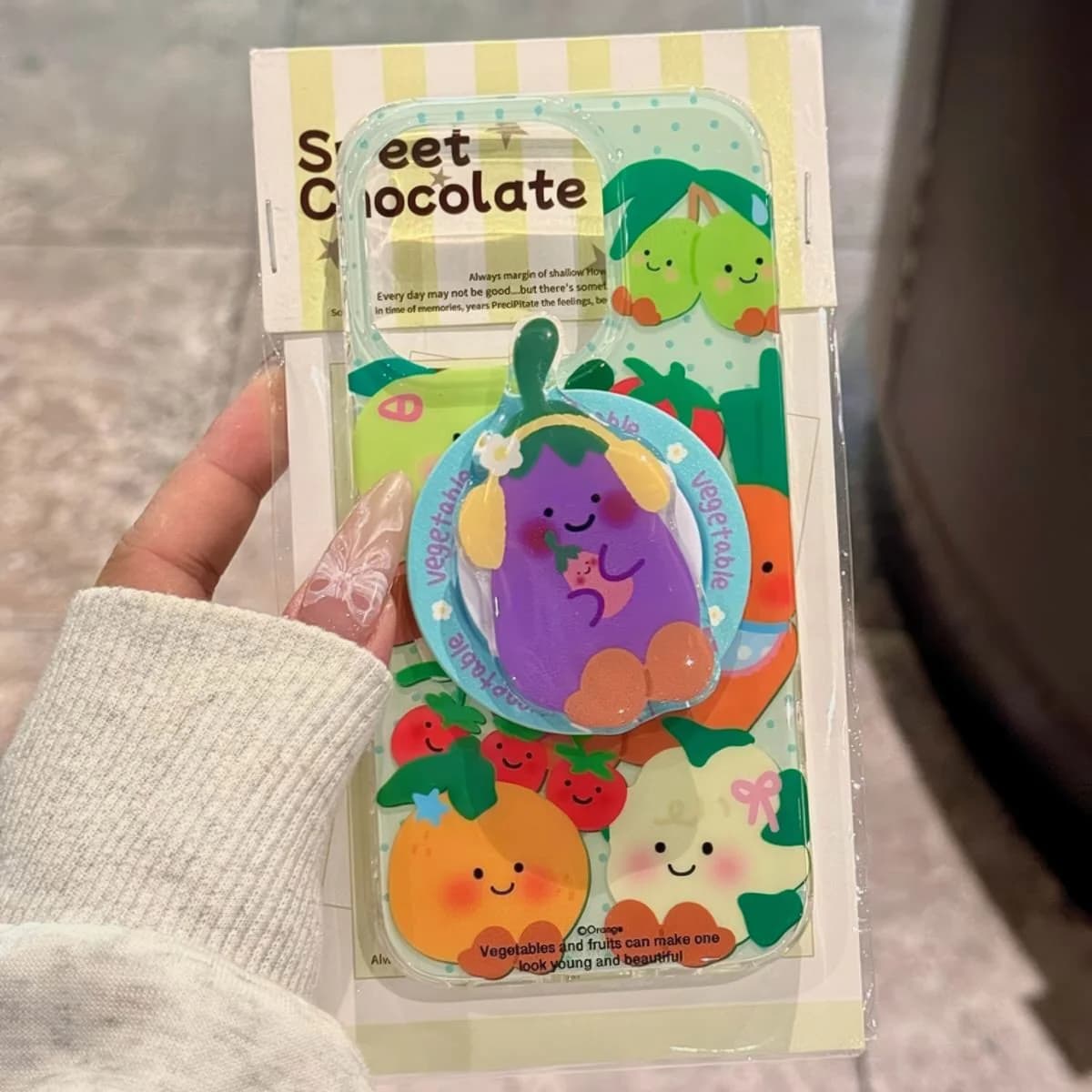 Vegetables and Fruits iPhone Case & Grip — view 2 Vegetables and Fruits iPhone Case & Grip — view 2