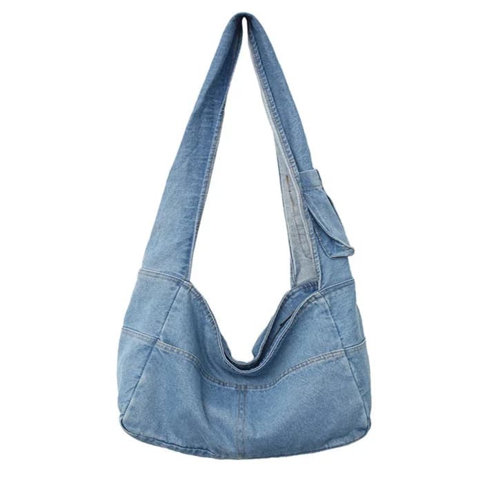 90's Denim Shoulder Bag — view 2 90's Denim Shoulder Bag — view 2