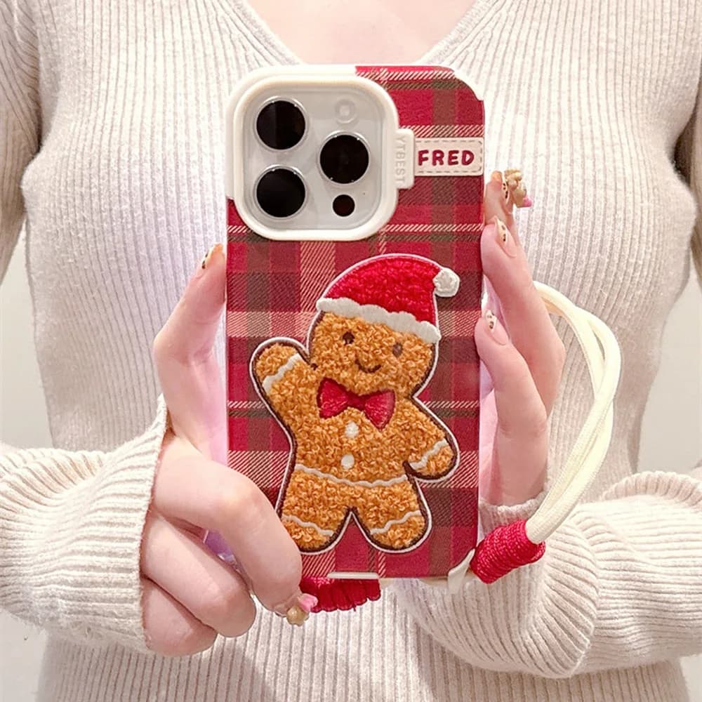 Gingerbread Man iPhone Case — view 2 Gingerbread Man iPhone Case — view 2