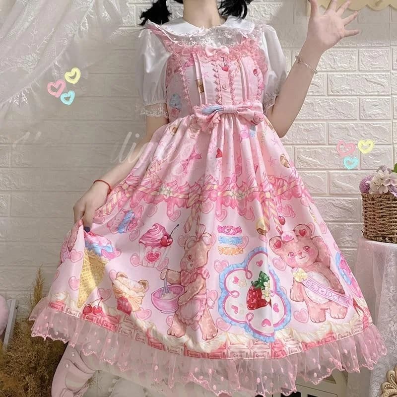 Teddy Bear Bakery Dress — view 2 Teddy Bear Bakery Dress — view 2
