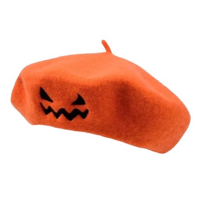 Crazy Pumpkin Beret — view 1 Crazy Pumpkin Beret — view 1