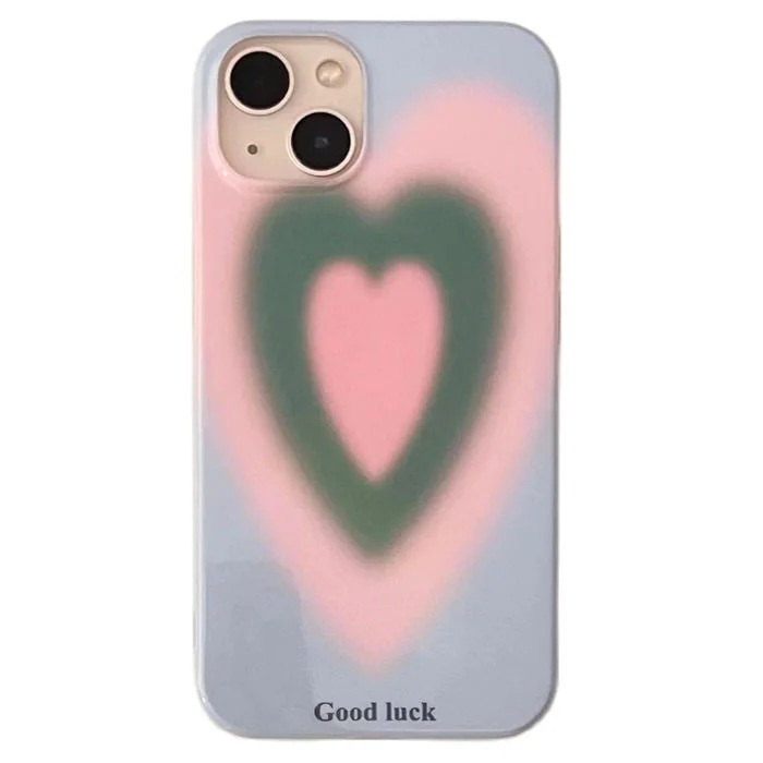 Gradient Heart iPhone Case — view 1 Gradient Heart iPhone Case — view 1
