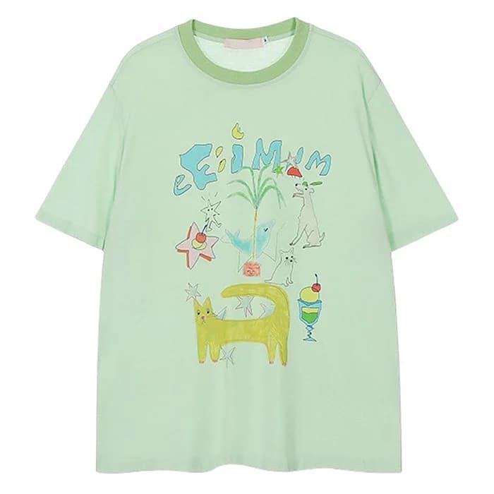 Whimsical Doodle Graphic Tee — view 2 Whimsical Doodle Graphic Tee — view 2