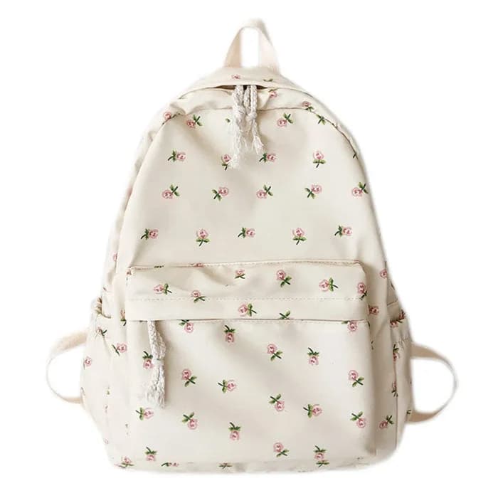 Cottagecore Aesthetic Floral Backpack — view 1 Cottagecore Aesthetic Floral Backpack — view 1