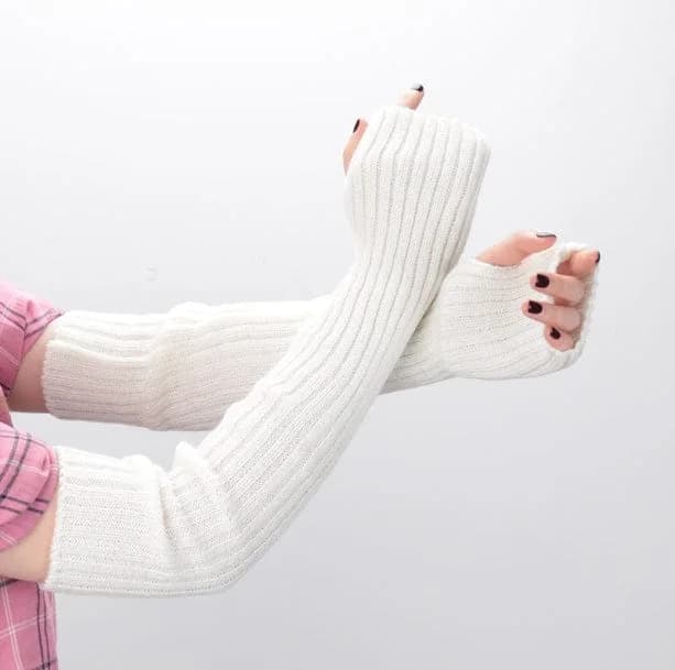 Aesthetic Fingerless Gloves — view 2 Aesthetic Fingerless Gloves — view 2