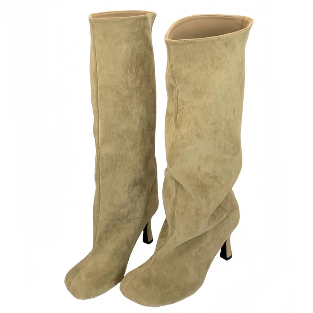Fall Feels Cozy Slouch Knee-High Boots — view 1 Fall Feels Cozy Slouch Knee-High Boots — view 1