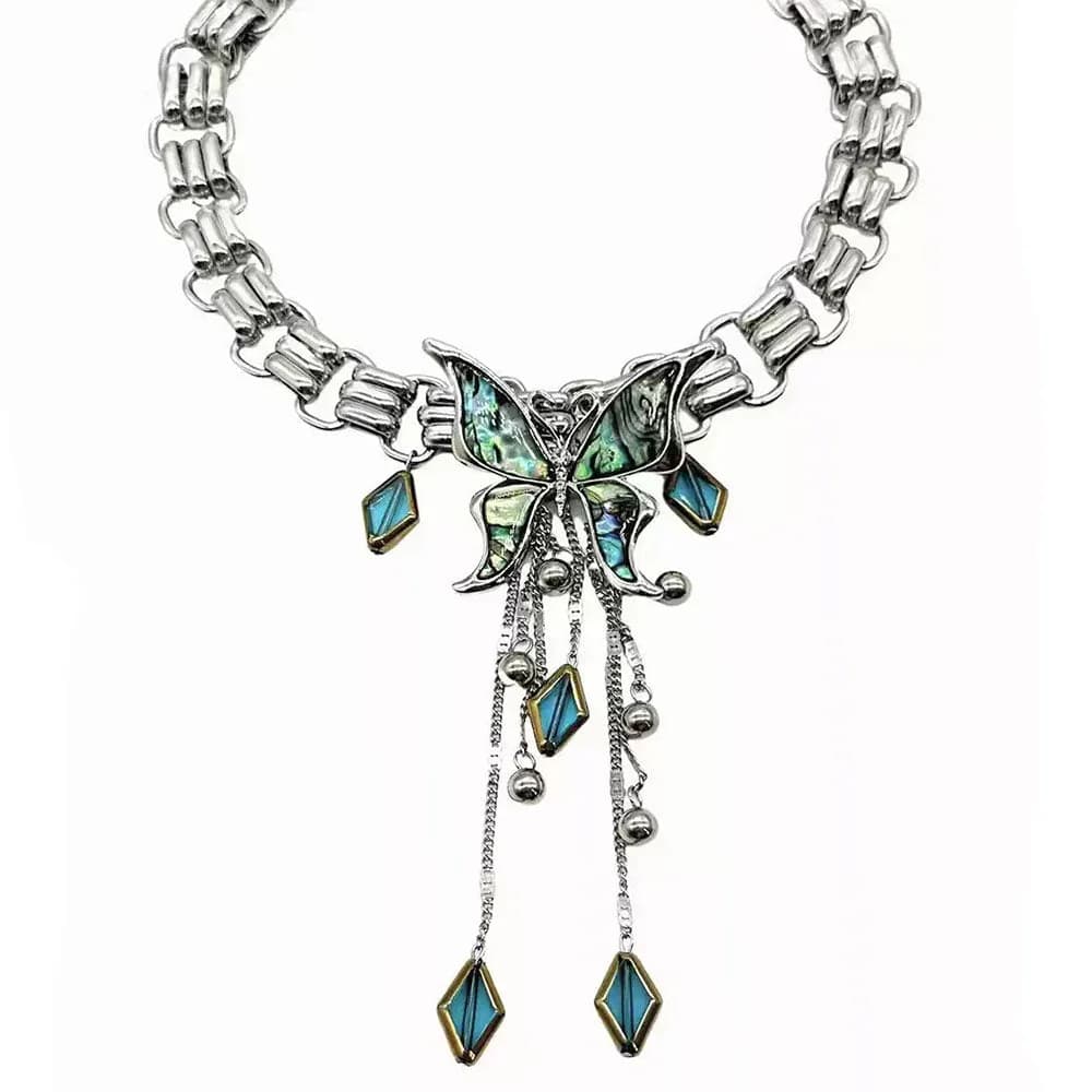 Fairycore Aesthetic Butterfly Choker — view 1 Fairycore Aesthetic Butterfly Choker — view 1