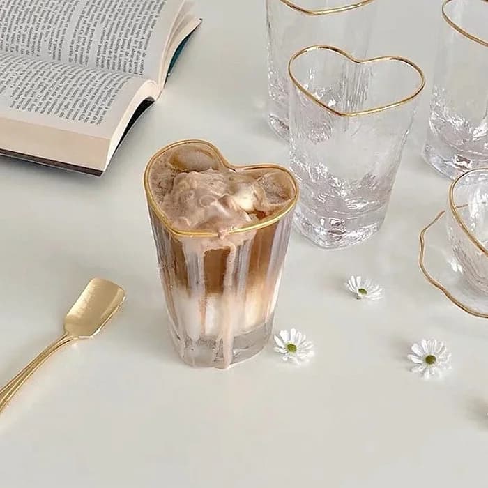 Heart Glass Cup — view 1 Heart Glass Cup — view 1