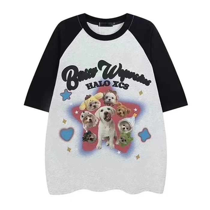 Puppy Oversized Graphic Tee — view 2 Puppy Oversized Graphic Tee — view 2
