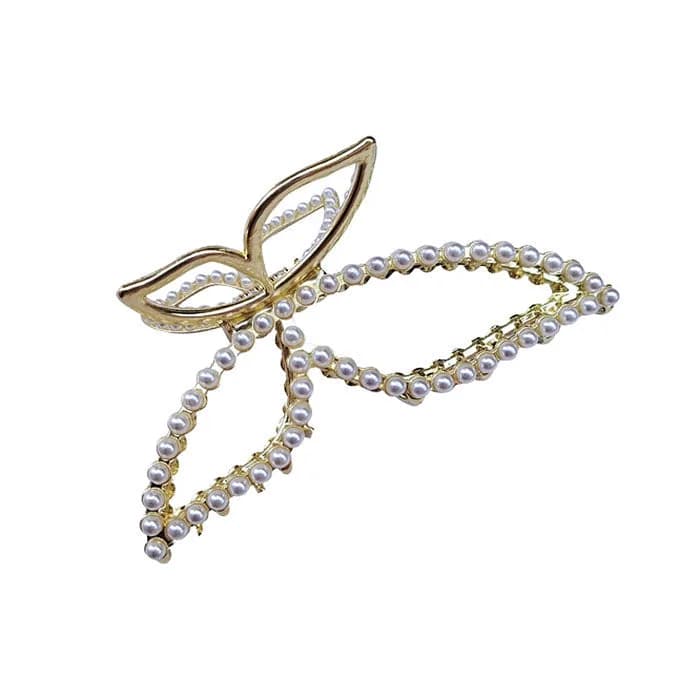 Butterfly Pearl Hair Claw — view 1 Butterfly Pearl Hair Claw — view 1