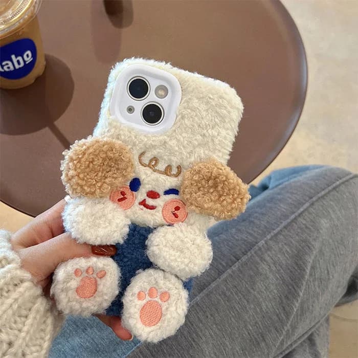 Dog Fuzzy iPhone Case — view 2 Dog Fuzzy iPhone Case — view 2